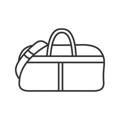 Sports bag linear icon