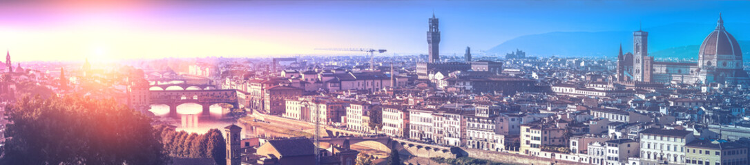 Fototapeta premium Panoramic view of the Florence, Italy, Toscana