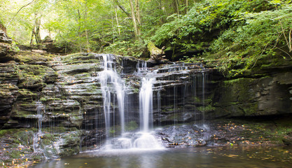 Naklejka premium Waterfall at Ricketts Glen, PA