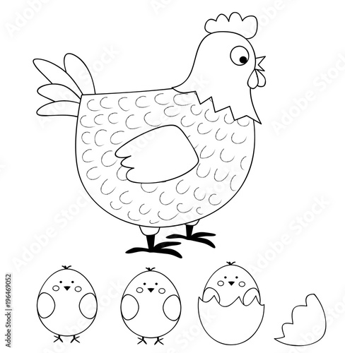 Download "spring coloring page for children - vectors illustration ...