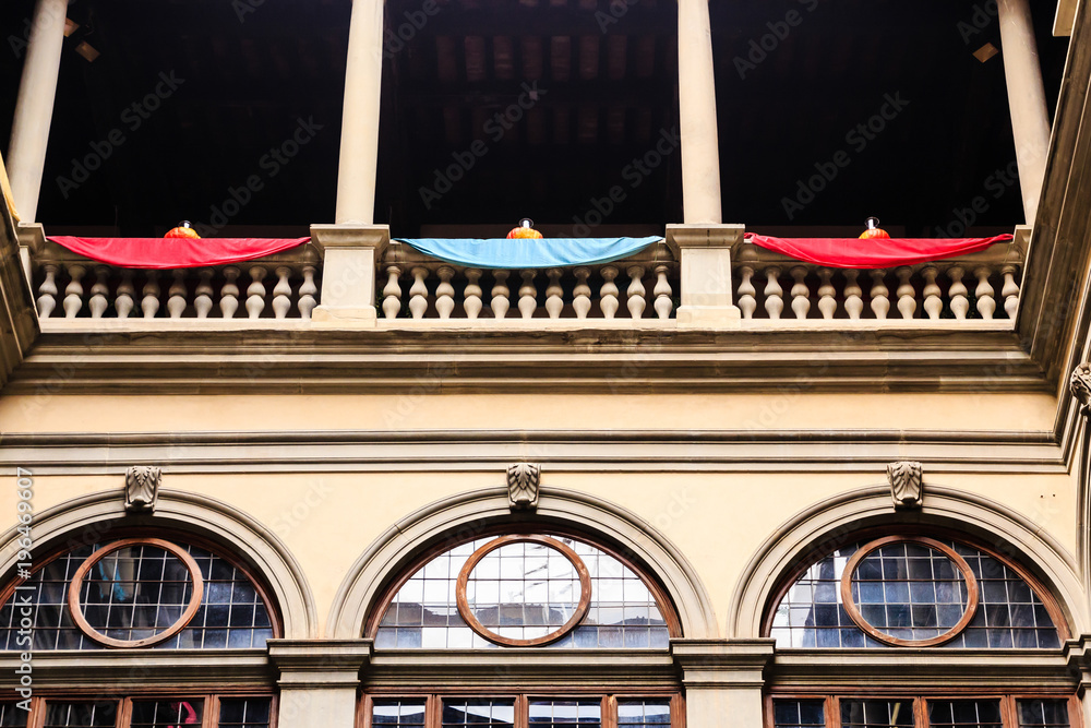 Sticker Balcony in Florence Courtyard