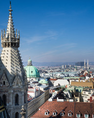 Obraz premium Blick vom Stephans Dom