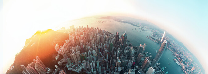 Panorama Hong Kong City