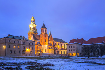 Fototapeta na wymiar Wawel Cathedral, Krakow - Poland