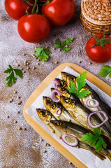 Small smoked fish