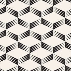 Vector seamless pattern. Modern stylish abstract texture. Repeating geometric tiles
