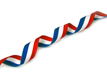 ribbon with french flag color