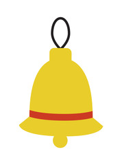 Bell with Lace and Stripe on Vector Illustration