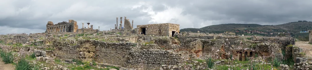 Fototapete Rudnes Panorama der Ruinen