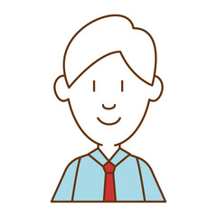 businessman elegant avatar character