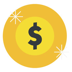 coin money isolated icon