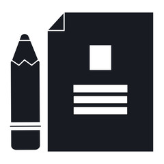 pencil write with paper documents