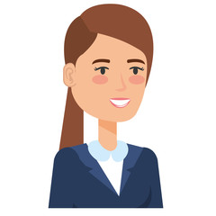 beautiful businesswoman avatar character