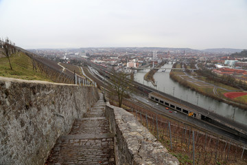 Panoramic picture of the city of W&uuml;rzburg (Germany)