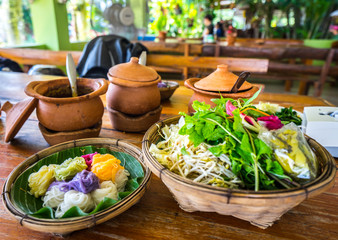 Thai food is delicious as well as colorful. - 196484036