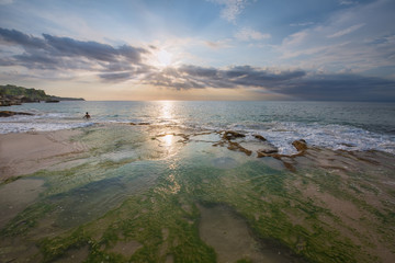 Sunset color Bali.