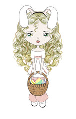 Easter girl