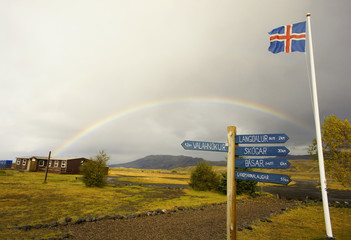 Iceland Laugavegur Trail Borsmork Landmannalaugar Cold Wet Autumn Rainbow
