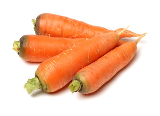 Passion fruit on white background