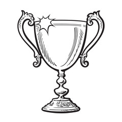 Trophy winner cup