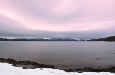 Winter over Loch Lomond