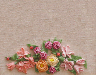 rose e fiori creazione con amido di mais 