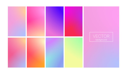Fototapeta premium Gradient ekranu z nowoczesnym abstrakcyjnym tłem. Kolorowa, płynna okładka na plakat, baner, ulotkę i prezentację. Modny delikatny kolor. Szablon z gradientem ekranu ustawionym na ekrany i aplikację mobilną