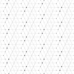 Abstract geometric pattern dots in lines . Seamless background gray and white texture