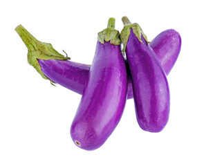 Eggplant isolated on a white background