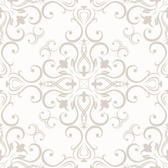 Seamless wallpapers in the style of baroque , illustration
