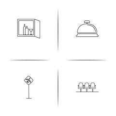 Travel simple linear icon set.Simple outline icons