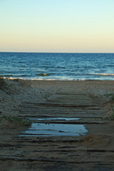footbridge to the sea