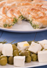 Greek spinach pie. 