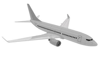 Airplane. Vector illustration.