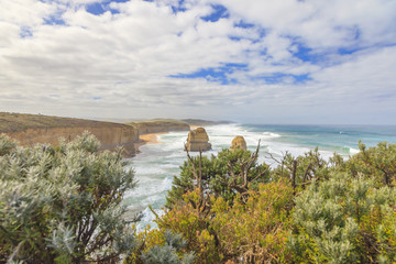 Aufnahme der 12 Aposteles an der Great Ocean Road in Südaustralien fotografiert im Sommer 2015