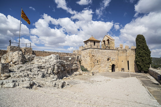 Ancient Castle of Calafell, province Tarragona,Catalonia.Spain.