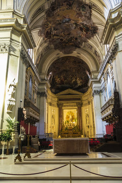 Altar of Palermo Cathedral in Palermo, Sicily, Italy