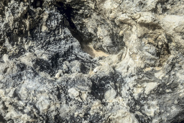 The texture of the stone