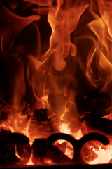 Fire flames