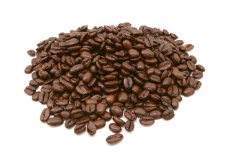 Heap of coffee beans
