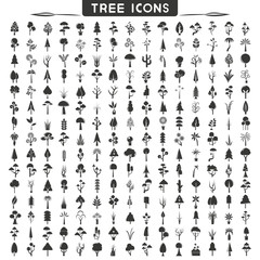 tree icons set