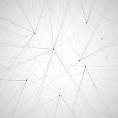 Graphic illustration molecule and communication. Colorful Dots with connections for your design