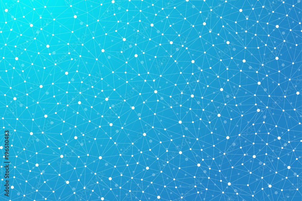 Poster graphic abstract background communication. geometric scientific pattern with compounds. minimal arra