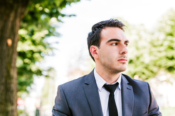 Portrait of young businessman