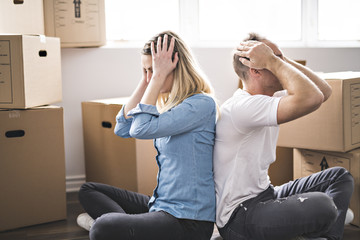 Couple moving in house