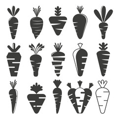 carrot icons