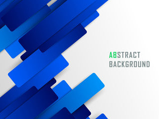 Abstract geometric blue line background. Modern business brochure, leaflet, flyer, cover template. 