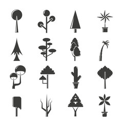 tree icons set