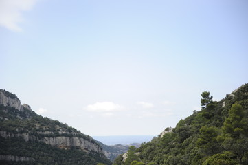 Naklejka premium montañas del montsant