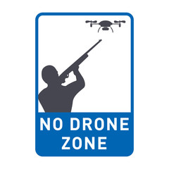 no drone zone sign